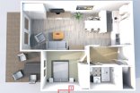 Byt 2+kk na prodej, Olomouc Topolová, 55 m²