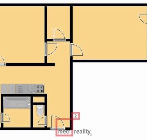 Byt 2+1 na prodej, Olomouc Nedvědova, 57 m²