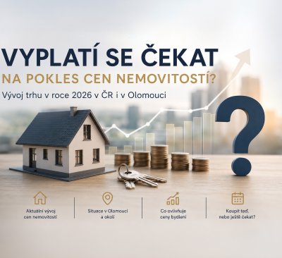Vyplatí se čekat na pokles cen nemovitostí? Co ukazuje realitní trh v roce 2026