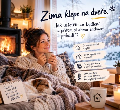 Zima klepe na dveře. Jak ušetřit za bydlení, a přitom si doma zachovat pohodlí?