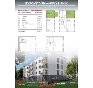 Byt 3+kk na prodej, Lipník nad Bečvou Na Výsluní, 94 m²