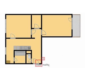 Byt 2+1 na prodej, Olomouc Nedvědova, 57 m²
